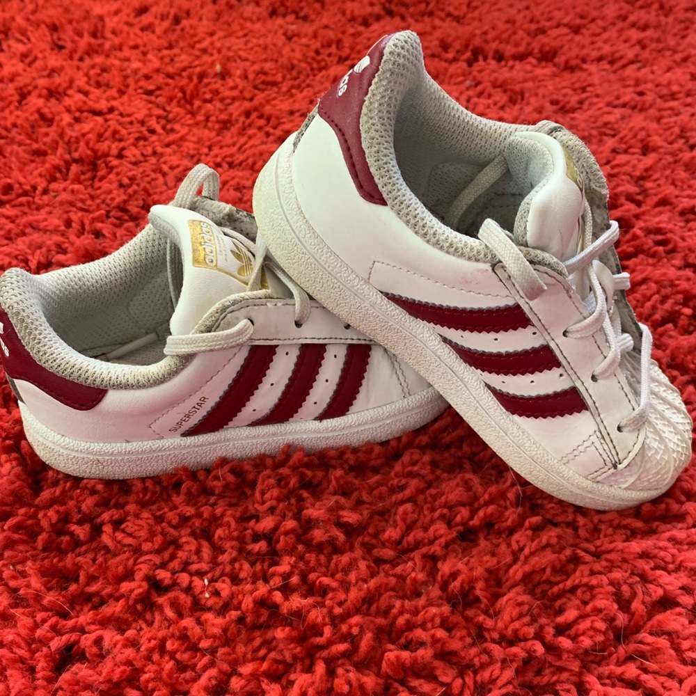 Toddler adidas superstar sneakers size 8k